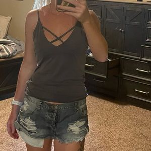 Super fun cut out tank!